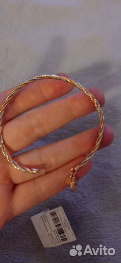 Браслет женский 19 размер серебряный