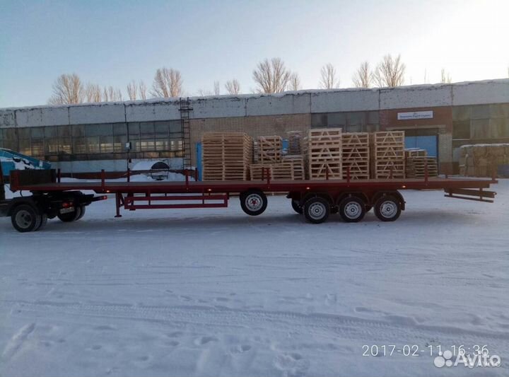 Газель с полуприцепом, доставка груза 12м. до 3т