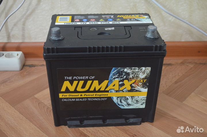 Акб Numax 75D23L 65Ah