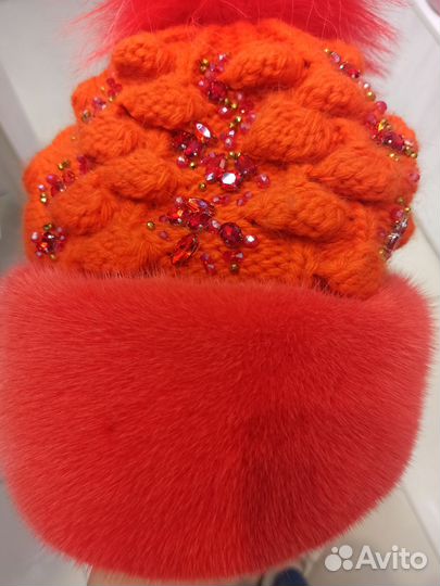 Шапка норковая комплект