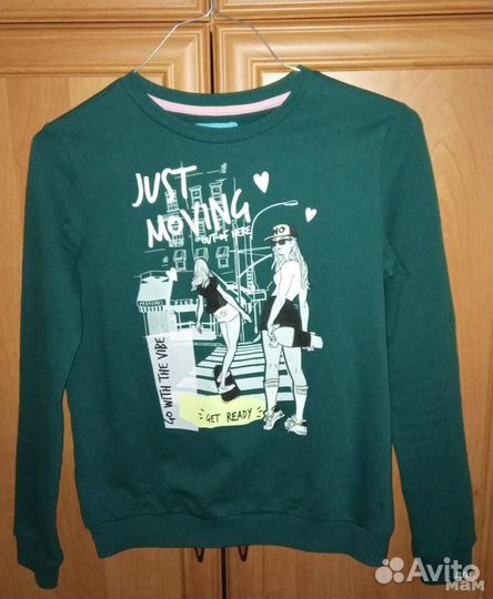 Комплект свитшотов для девочки, 146-156