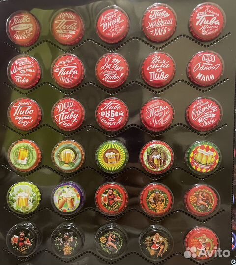 Коллекция пивных пробок