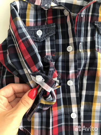 Рубашка детская для мальчиков 80