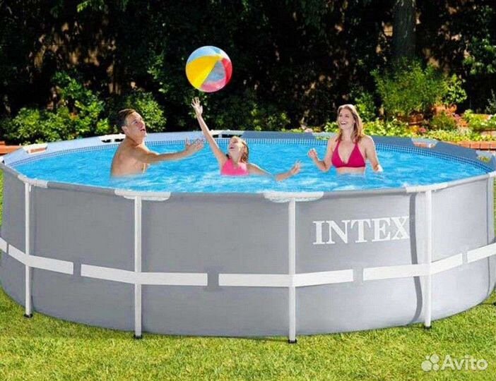 Каркасный бассейн intex 457 122