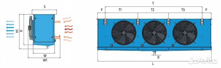 Воздухоохладитель 17,8 кВт FrigoCool gтd 50.31.10
