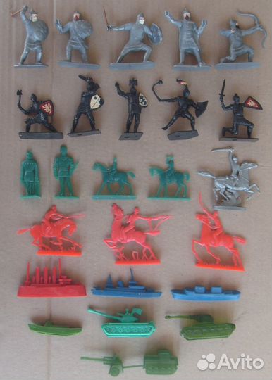 Солдатики, корабли, танки СССР