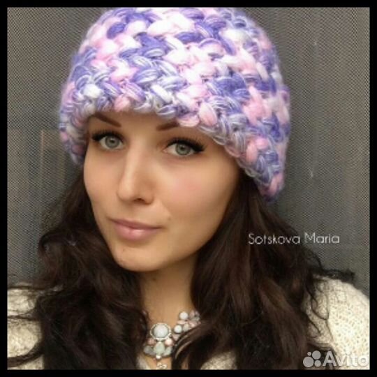 Продам новую вязаную шапку
