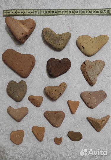 Сердца - морские кирпичики