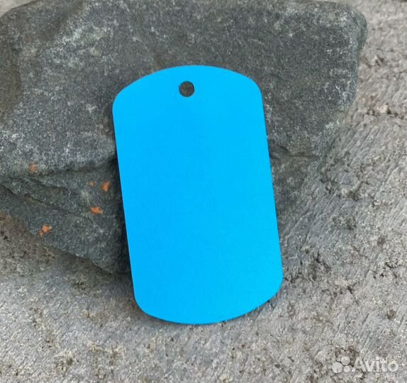 Жетон/Брелок/Адресник - форма прямоугольный
