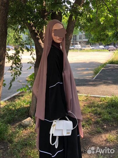 Шарф со вшитой боней