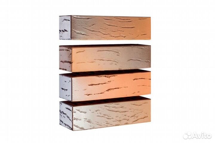 Кирпич лицевой Магма флеш обжиг антик (темный) 0.7