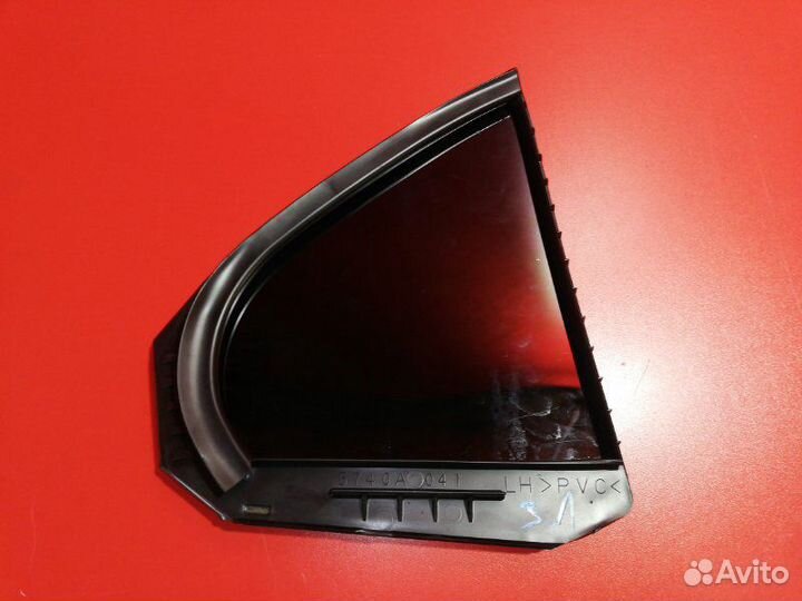 Стекло двери неопускное заднее левое Mitsubishi