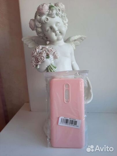 Чехол для телефона Xiaomi redmi 9t розовый