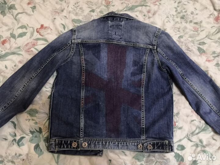 Джинсовая куртка pepe jeans на 8-9 лет