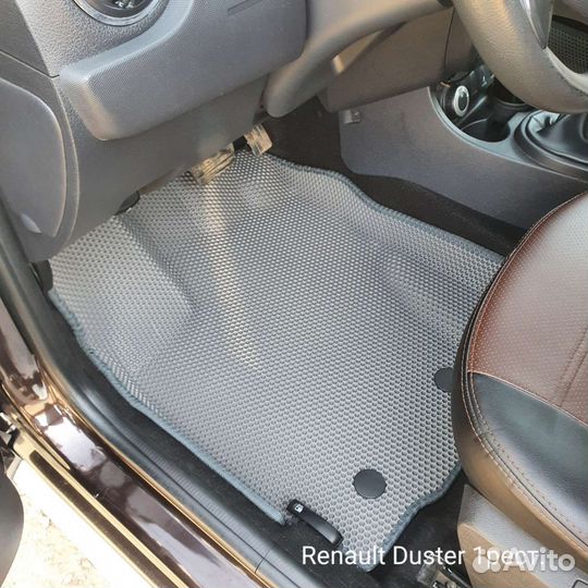 Коврик ева 3d с бортами - Водительский