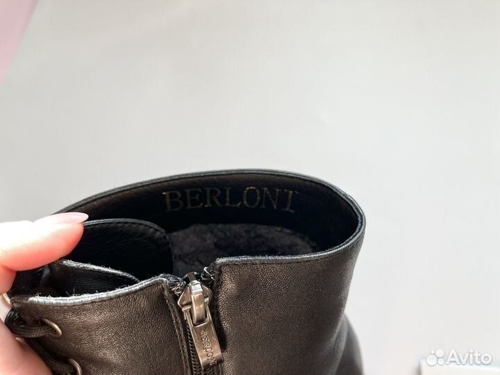 Ботинки женские зимние кожаные 37 размер