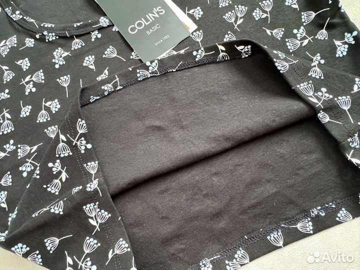 Кроп топ с рукавами женский 44 46