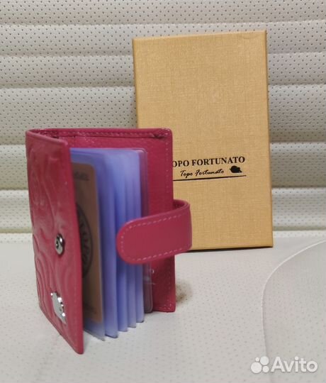 Визитница Topo Fortunato TF106-100 кожа новая