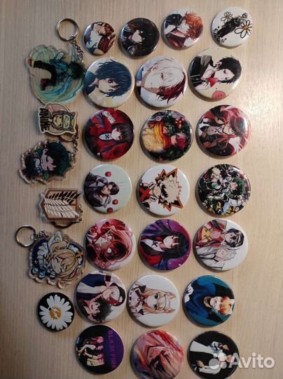 Аниме значки