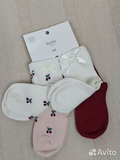 Носки hm 19/21, 22/24 новые