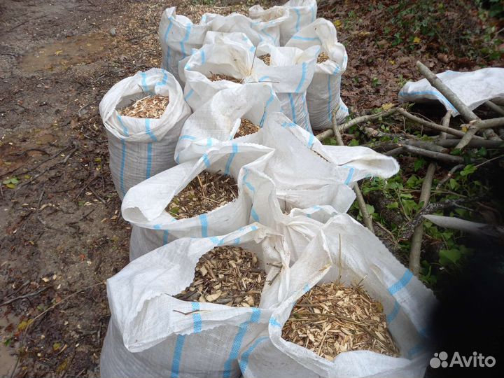 Щепа мульча