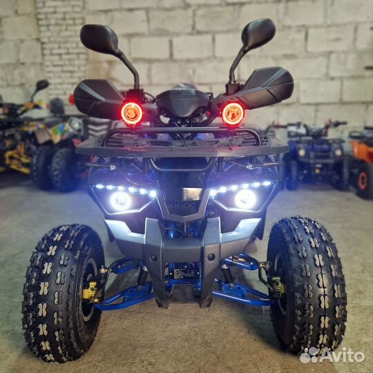 Квадроцикл Hummer 8 LUX Синий космос