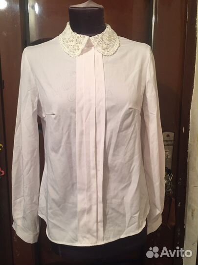 Блузка рубашка белая