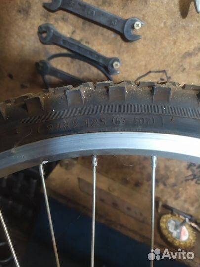 Заднее колесо 24 в сборе