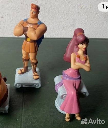 Фигурки Геркулес и Мег дисней 1997