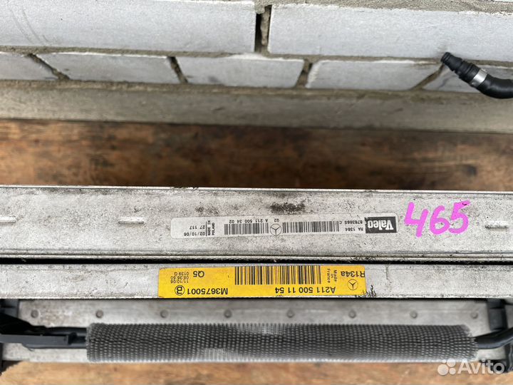 Кассета радиаторов mercedes W211 E 320 CDI OM642