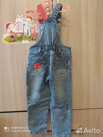 Джинсы для девочки 98