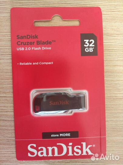 USB флешка SanDisk Cruzer Blade 32Гб usb 2.0