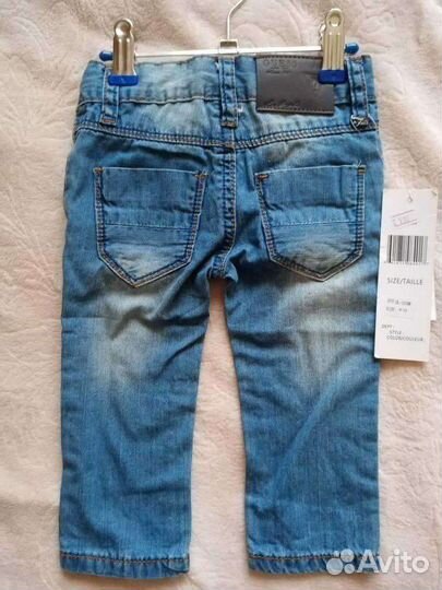 Джинсы для мальчика новые 4-6мес