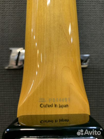Бас-гитара, Япония, черная Fender Jazz Bass JB-62