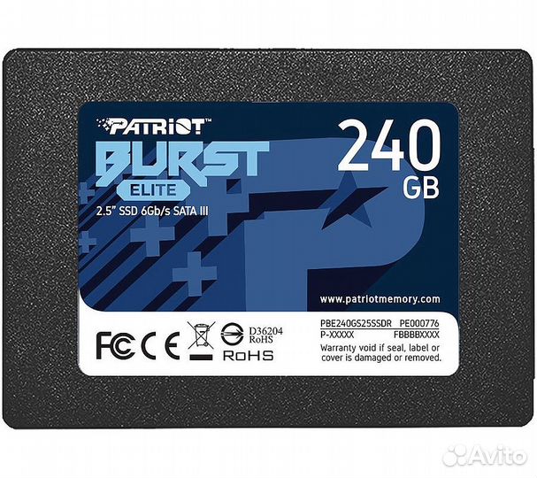 Жесткий диск SSD 2.5