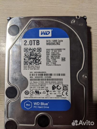 Жесткий диск 2 тб