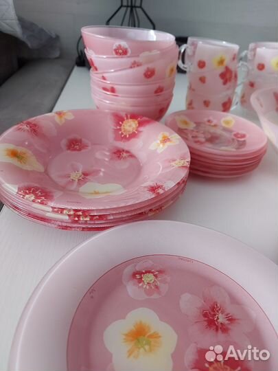 Набор столовой посуды luminarc новый