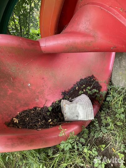 Детская горка пластиковая бу