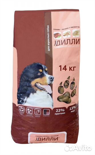 Корм для собак дилли