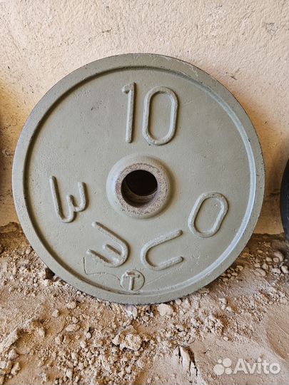 Штанга с блинами