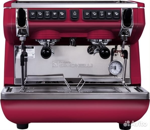 Кофемашина nuova simonelli Appia Life Compact 2Gr V red
