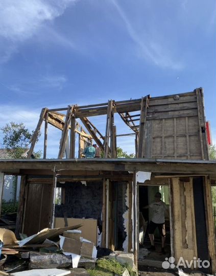 Разбор, снос, дачных домов и надворных построек