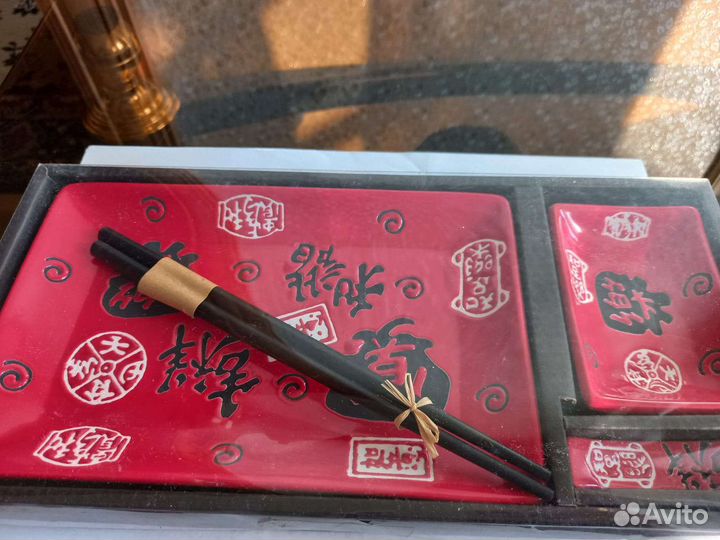 Набор для суши новый,фаянс