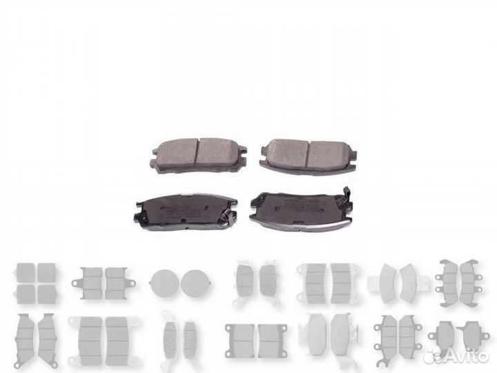 Колодки задние (дисковые) Opel Frontera