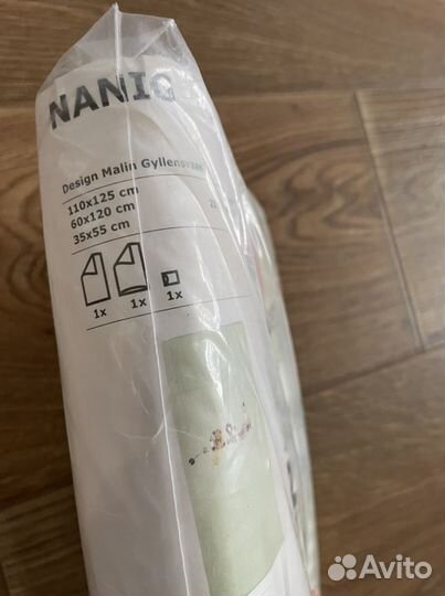 Икея nanig детское постельное 3 предмета