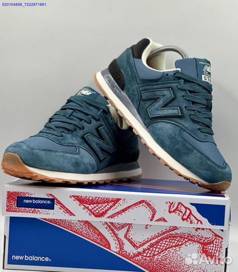 Кроссовки New Balance 574 Blue (Арт.21757)