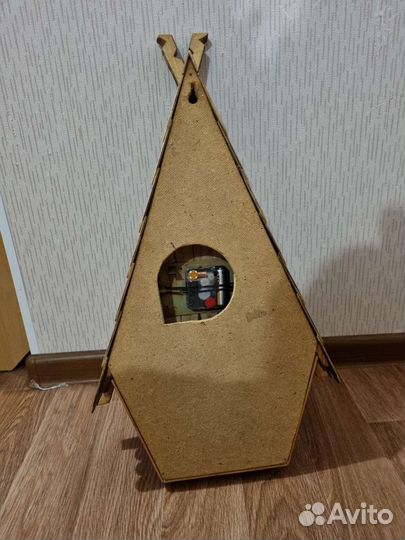 Деревянные часы настенные