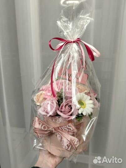 Букет к 8 марта из мыльной пены