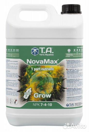 Удобрение NovaMax (floraNova) Grow TA (GHE) 5 литр