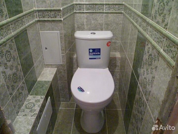 Ремонт ванной комнаты И туалета,квартира под ключ